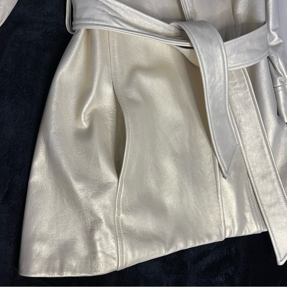 Vintage Oscar de la Renta Leather Jacket - Picture 7 of 11